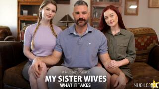 NubilesET – My Sister Wives What It Takes S1:E10 – Bunny Colby, Danni Rivers, Charles Dera