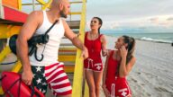 BrazzersExxtra – Horny Lifeguards Share A Cock – MacKenzie Mace, Kylie Rocket, J Mac
